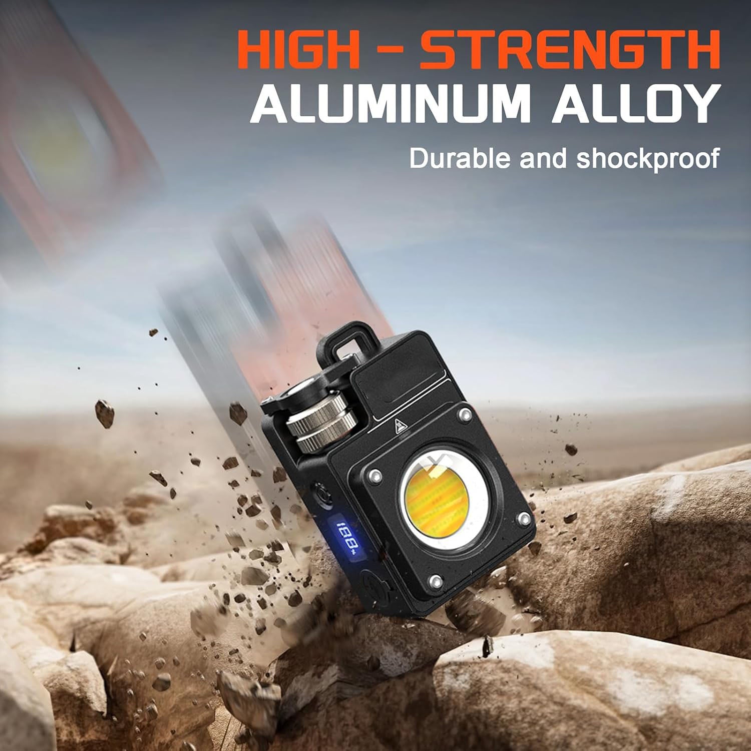 NovaFlare Camp LED Flashlight: 3500LM Magnetic & Rechargeable 5 Modes, 15H Runtime