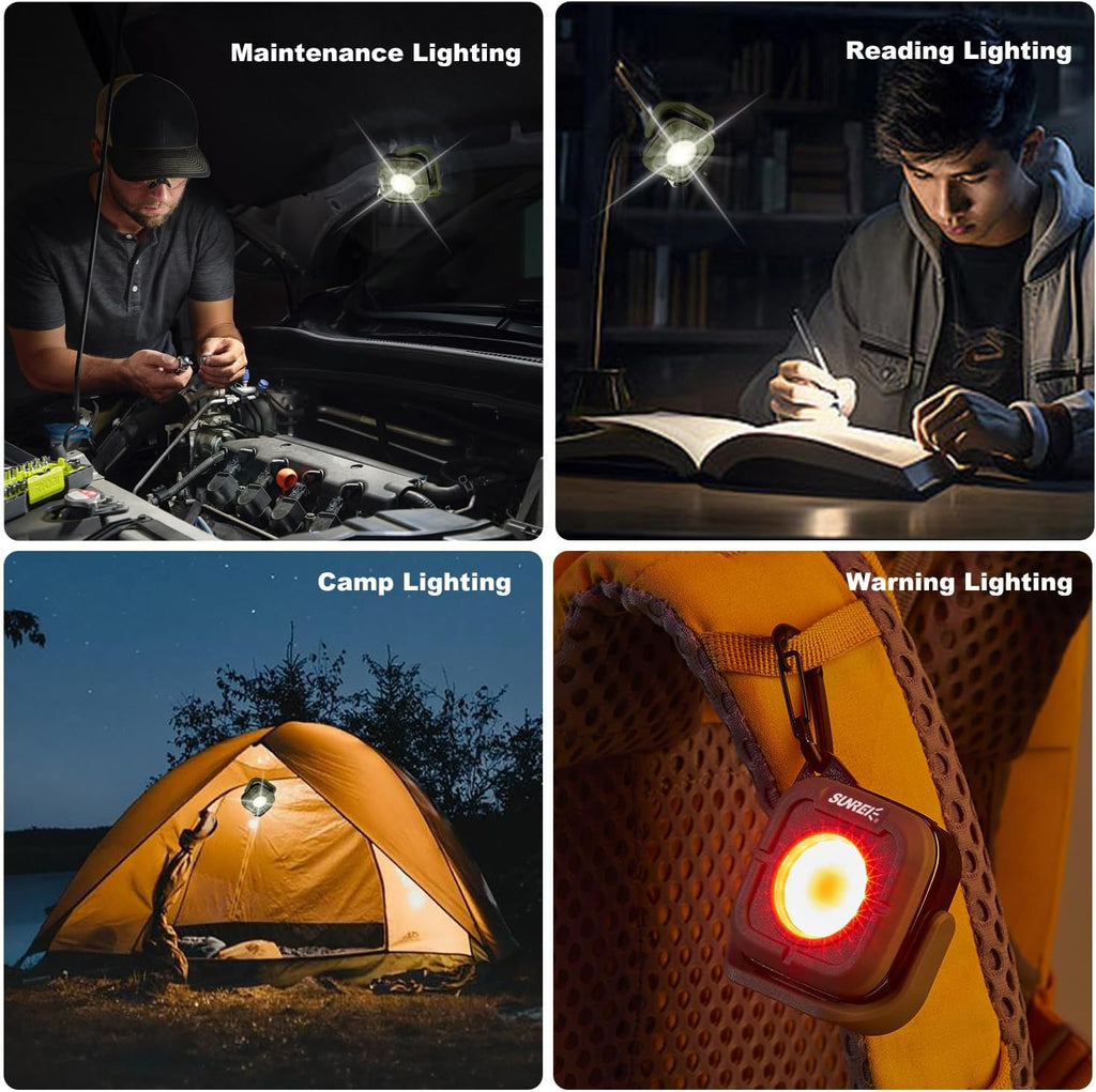 RuggedCompass Keylight: – 180° Rotating, 500 Lumens, Bi-Color Temperature