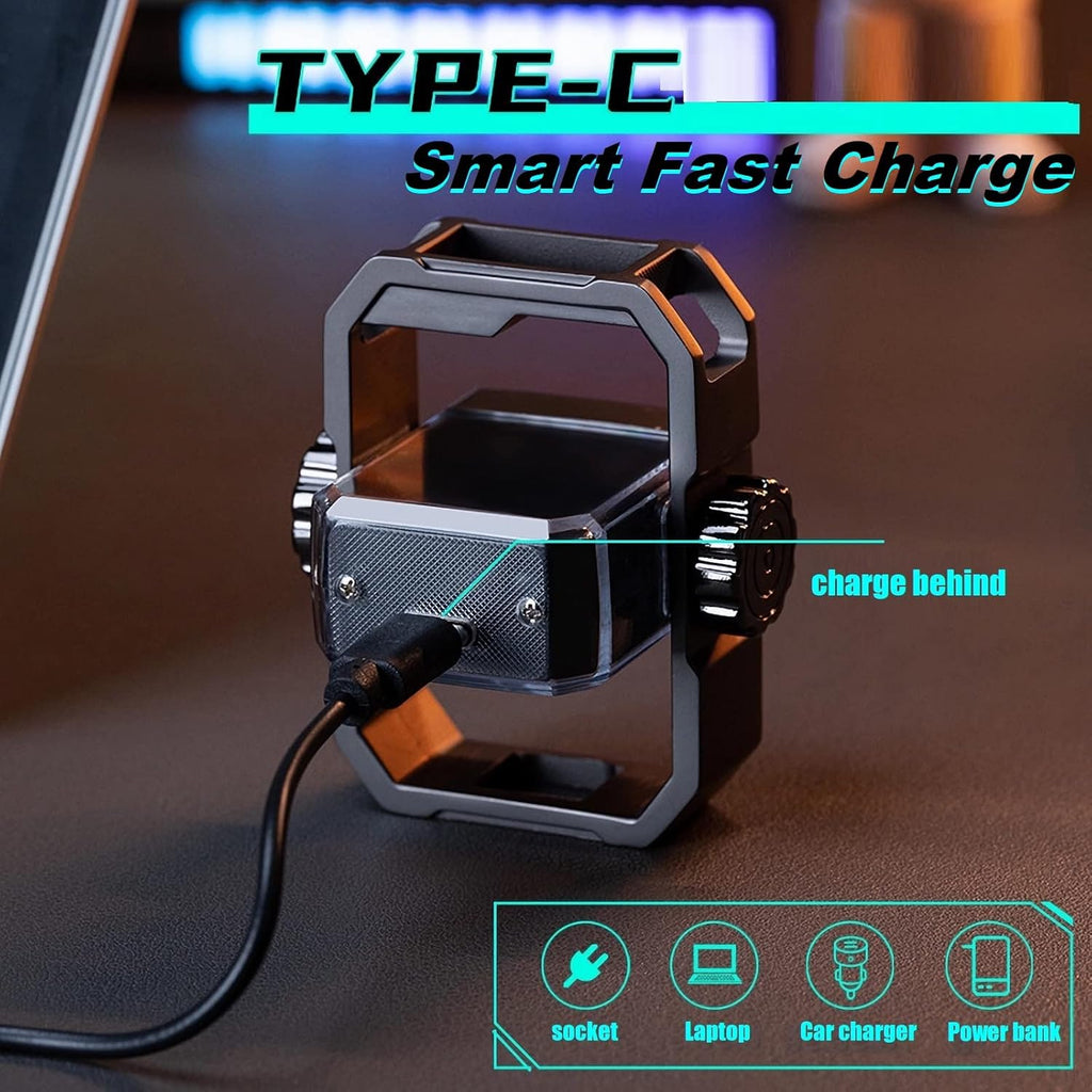 IgniteGyro：USB Rechargeable Double Arc Lighter