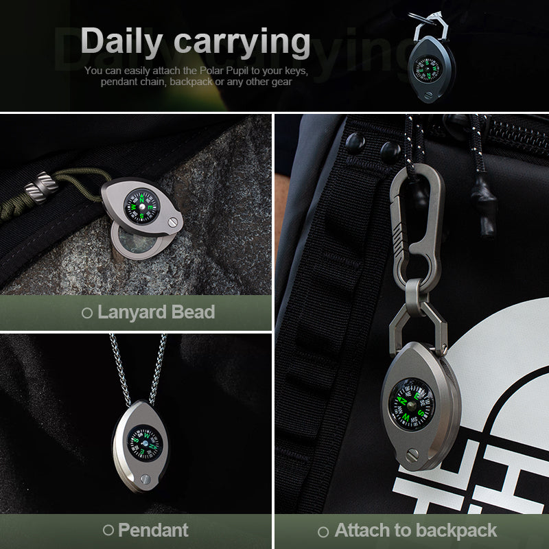 The Polar Pupil: Multi-Tool with Compass and Folding Loupe