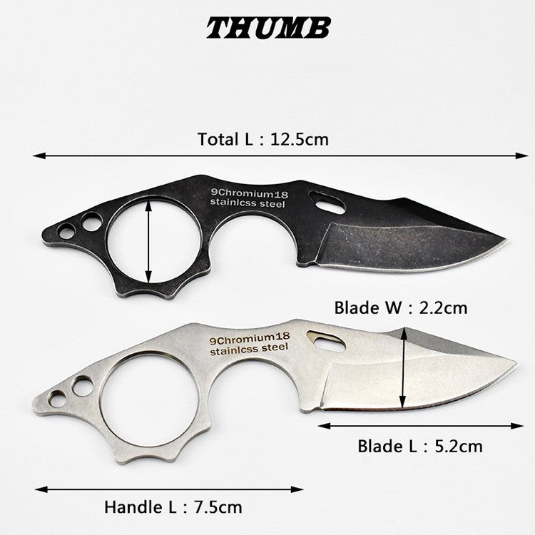THUMB Mini Fixed Blade Neck Knife for EDC