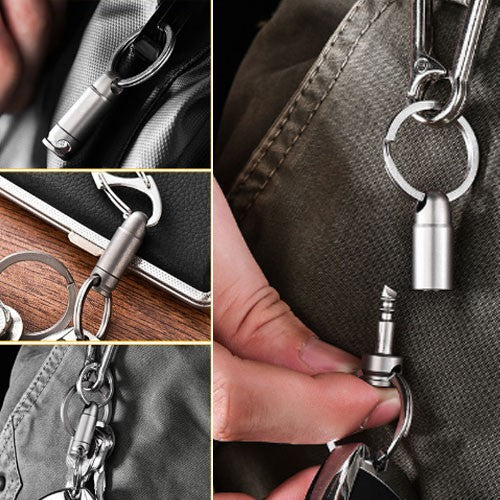 ADD ONS:Titanium Quick Release Keychain Clip