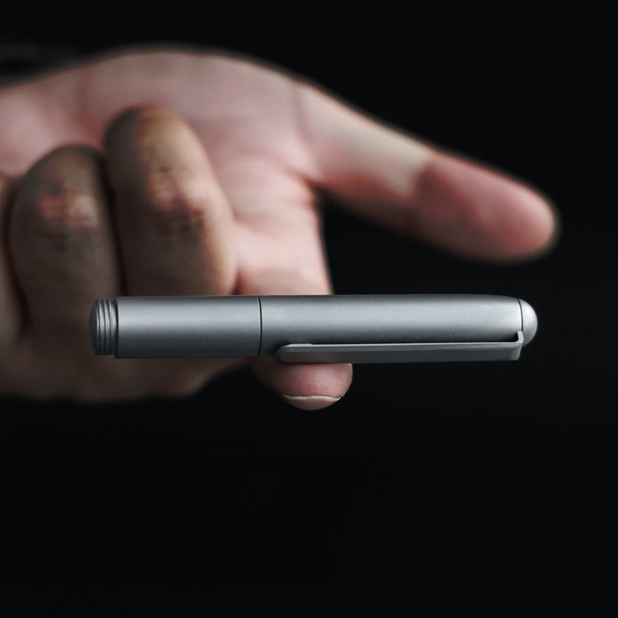 RocketInk Titanium Pocket Pen: Ballpoint & Fountain Options