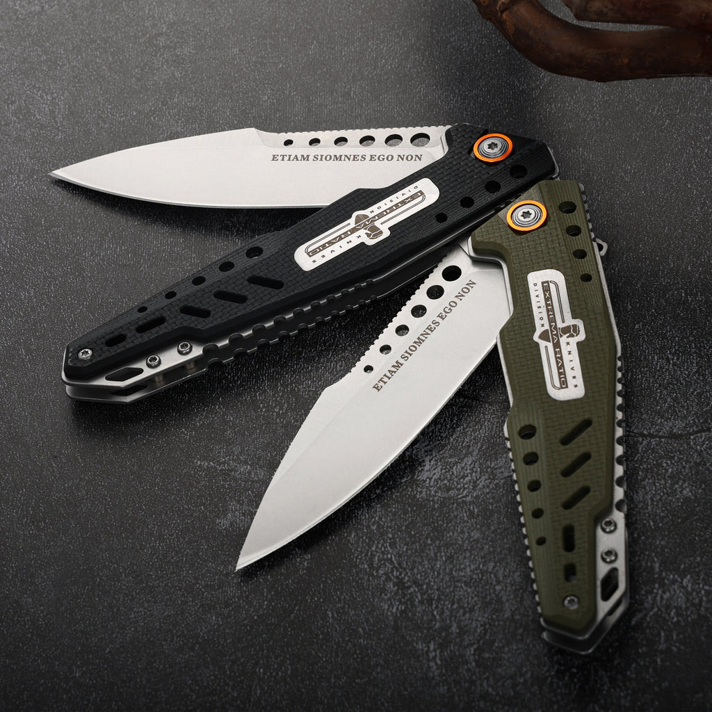 RaptorClaw G10 Tactical Folding Knife – EDC Survival Blade
