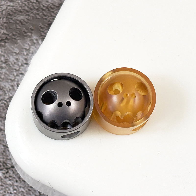 ADD ONS : Pocket Skull Titanium Knife Pendant