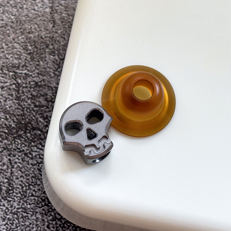 ADD ONS : Punk Skull Titanium Knife Pendant