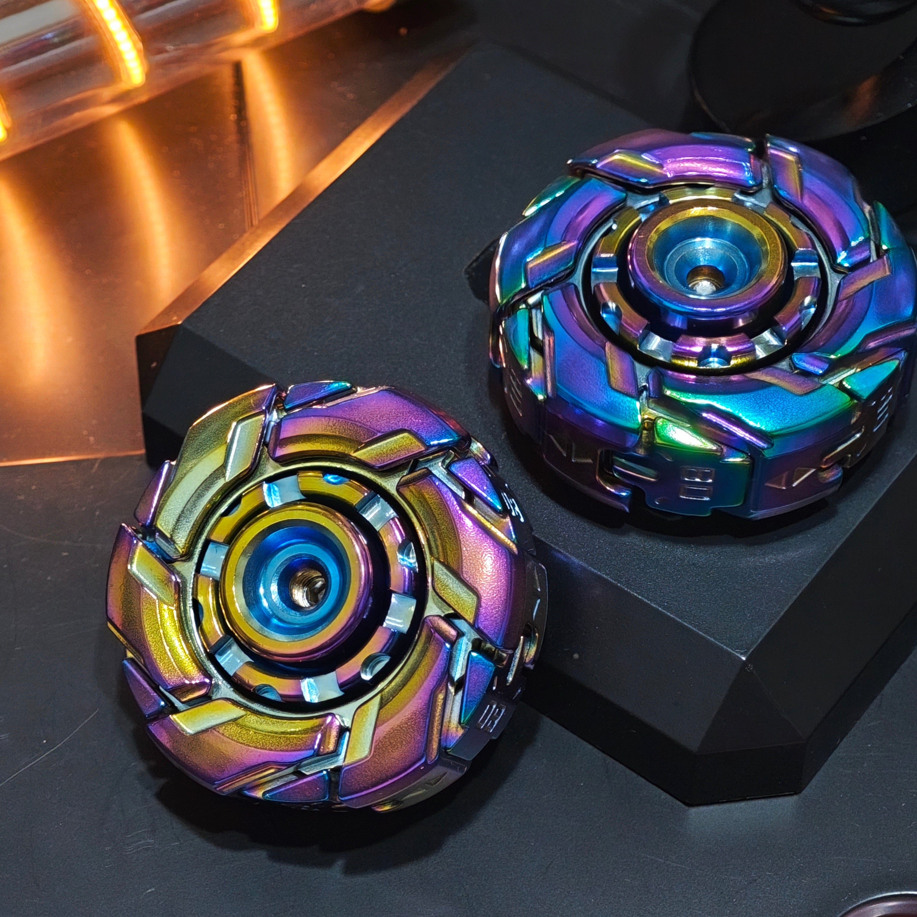 WarpFang：Stainless Steel Mecha Fidget Spinner