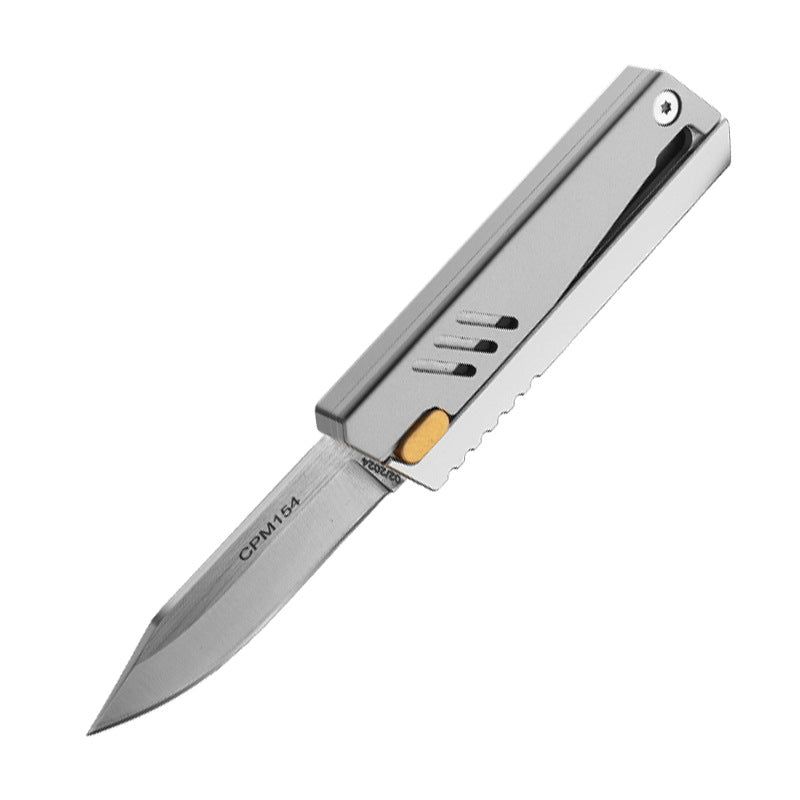 Lightning-Fast Gravity Knife – Al Alloy EDC Blade with One-Hand Opening
