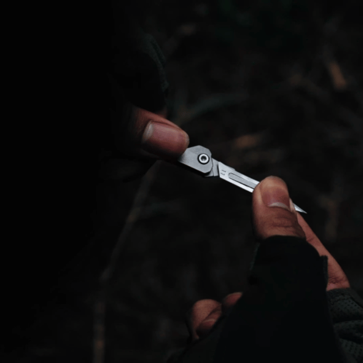 BladeNex: Titanium Micro Folding Scalpel Knife for EDC