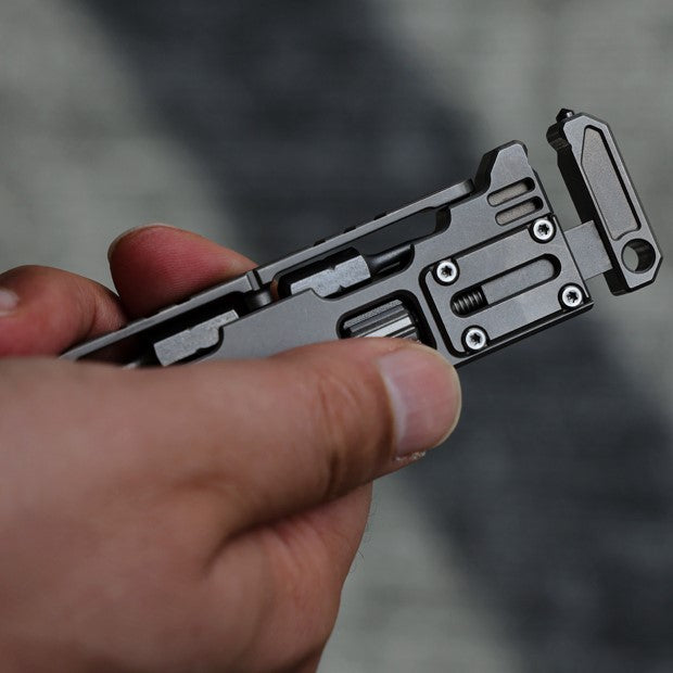 The PryMax 2.0: All-In-1 Titanium Multi-function Pry Bar