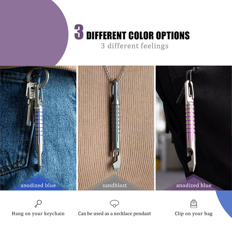 The Infinity - Titanium Firestarter & Multi-Tool