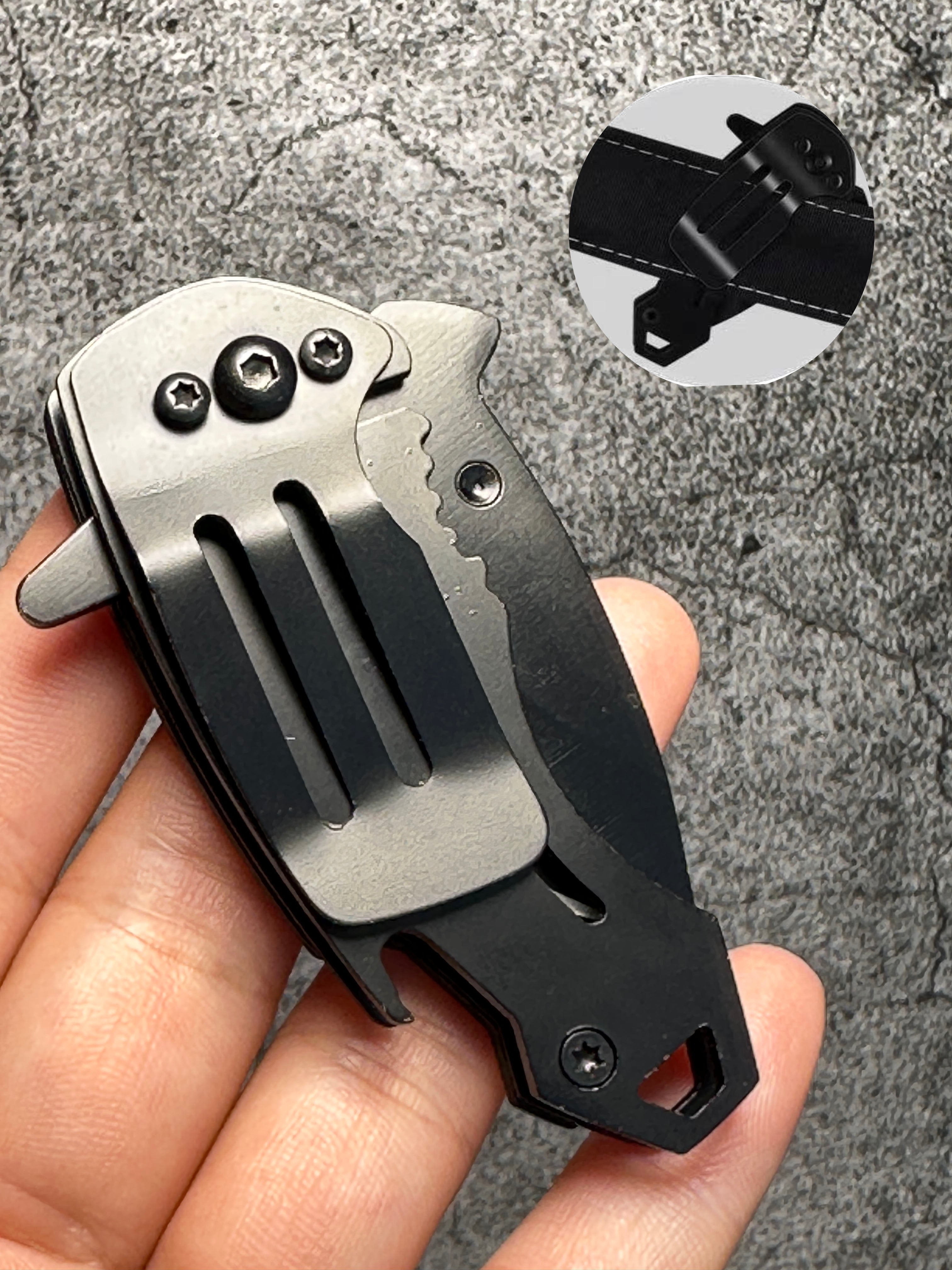 Shark Fang - Portable Stainless Steel Keychain Utility Knife