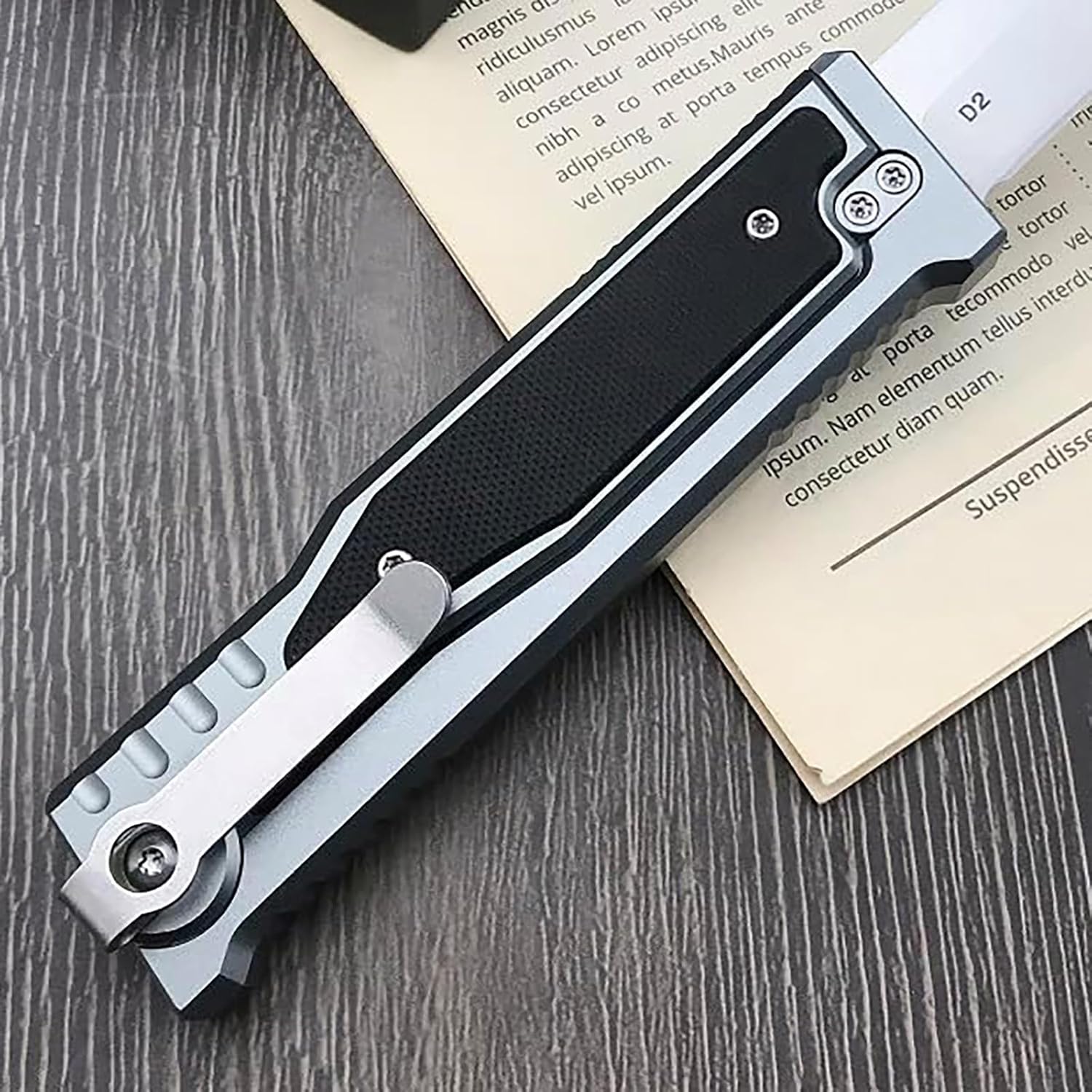 The ThornRazor – Gravity Knife with Selectable Blade Types | Aerospace Aluminum EDC Knife