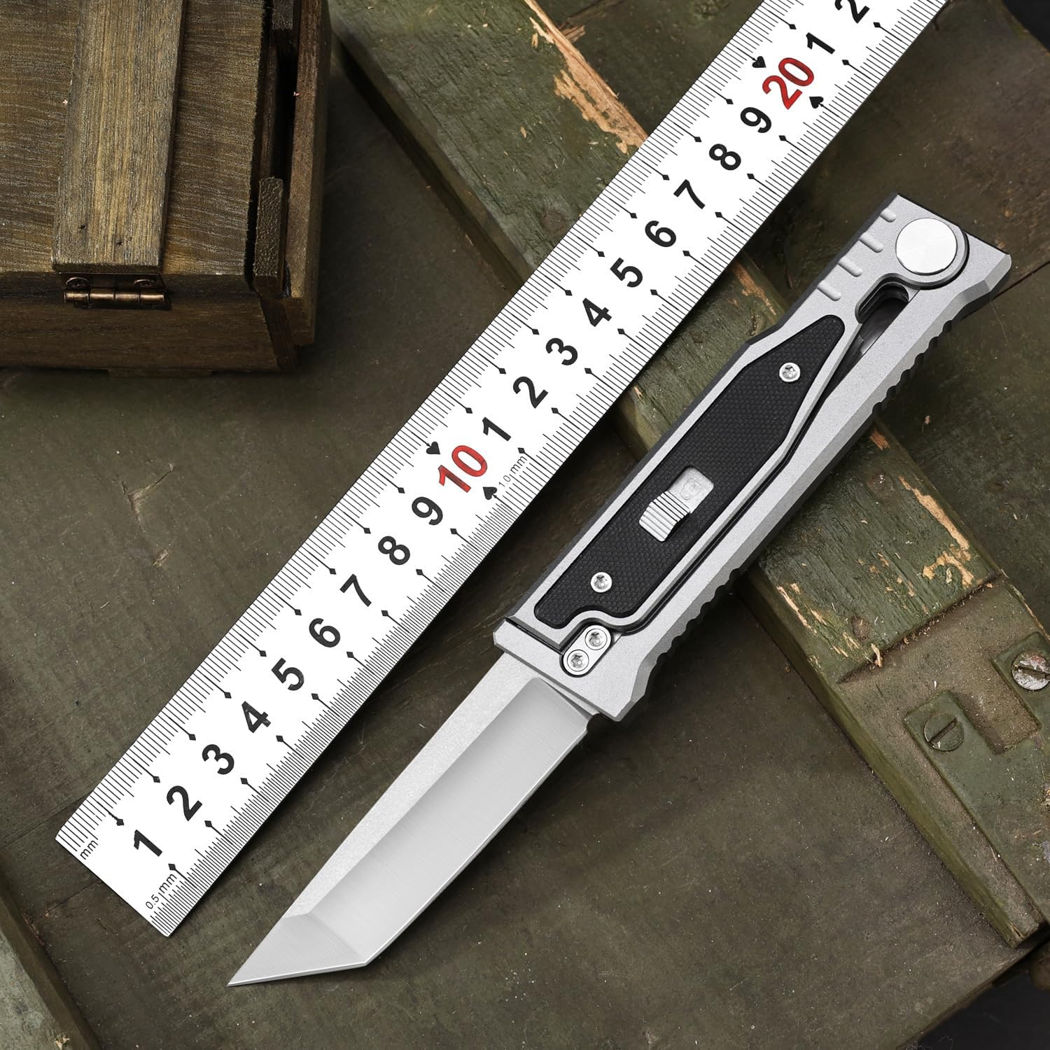 The ThornRazor – Gravity Knife with Selectable Blade Types | Aerospace Aluminum EDC Knife