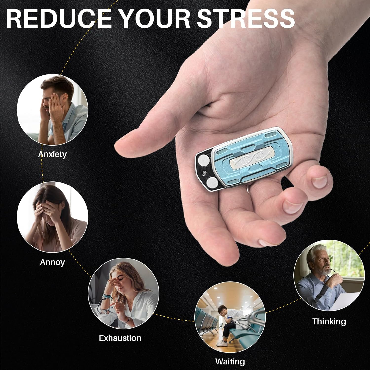 Echo Edge：Metal Magnetic Fidget Slider