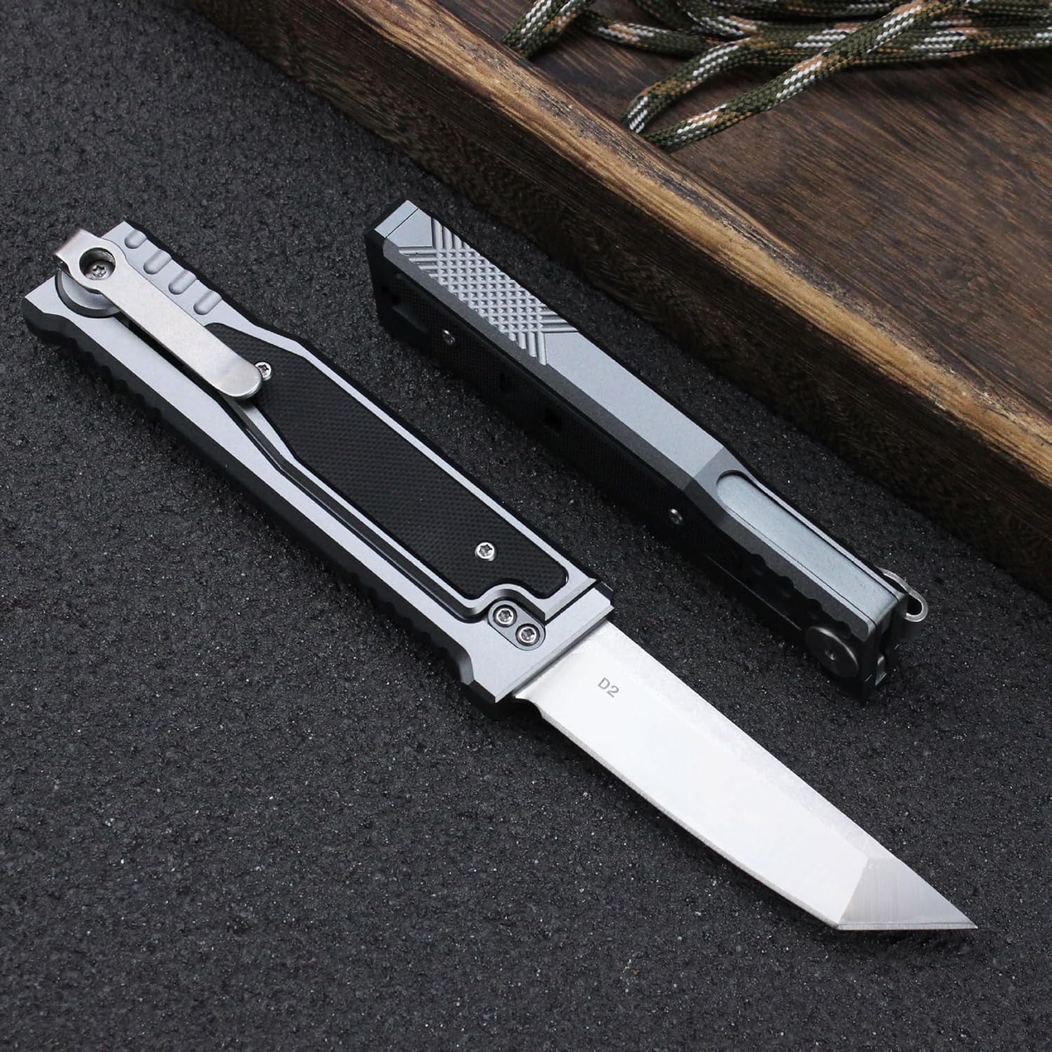 The ThornRazor – Gravity Knife with Selectable Blade Types | Aerospace Aluminum EDC Knife