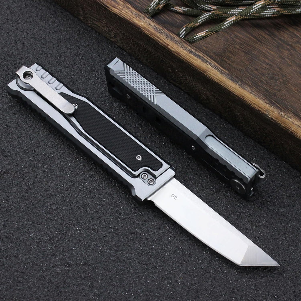 The ThornRazor – Gravity Knife with Selectable Blade Types | Aerospace Aluminum EDC Knife