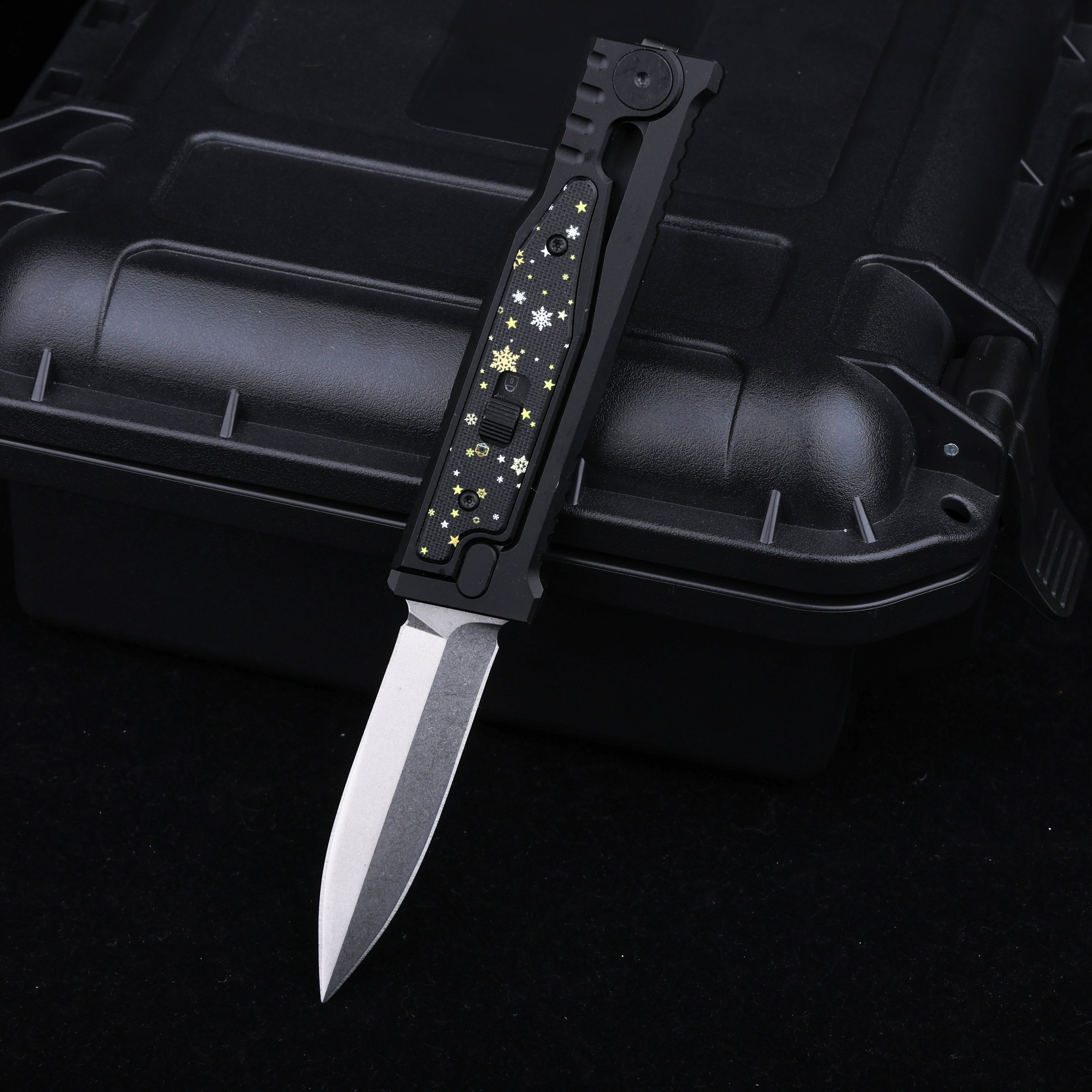 Christmas Limited Snowflake:The ThronRazor Gravity Knife with Selectable Blade Types&Color