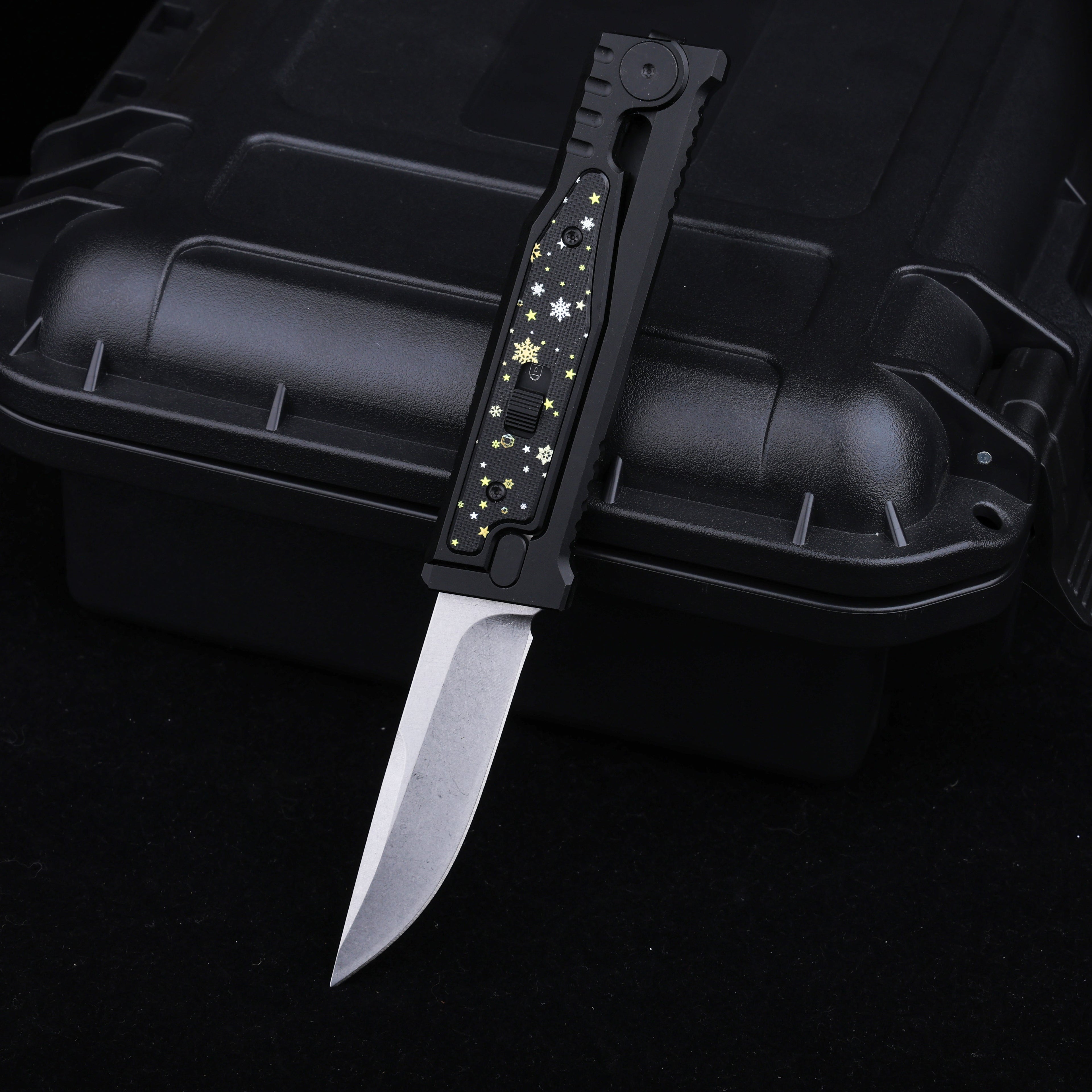 Christmas Limited Snowflake:The ThronRazor Gravity Knife with Selectable Blade Types&Color