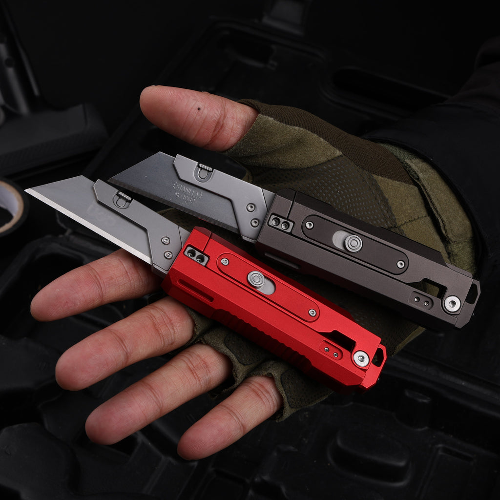 JetFlick AL — Aluminum Gravity Knife with One-Hand Flick Opening