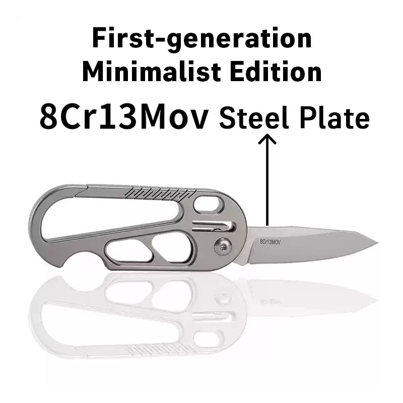 EdgeKey: Titanium Multi-Function Keychain Knife