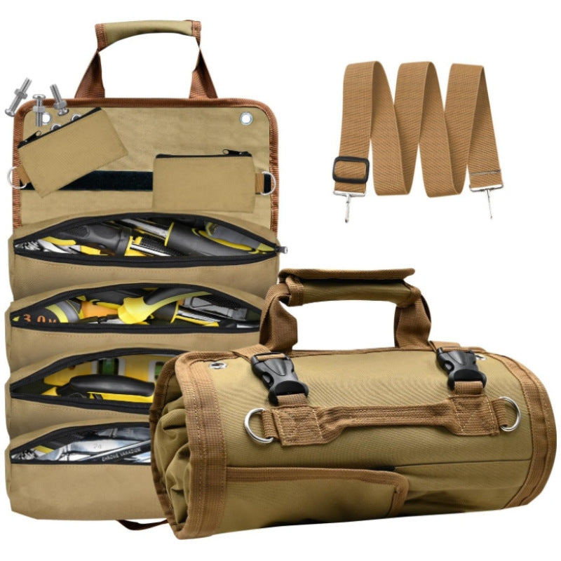 Multi-Functional Roll-Up Tool Organizer – Versatile Storage Bag for Tools & Hardware