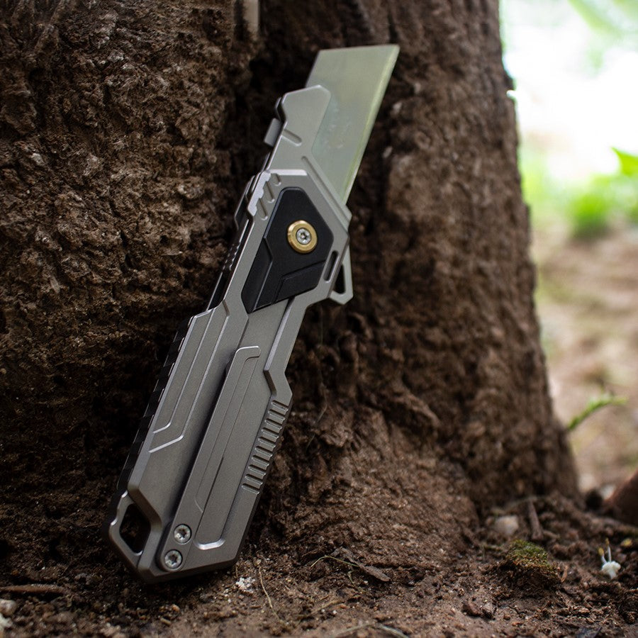 The Phantom 2.0: Enhanced Titanium Folding Utility Knife