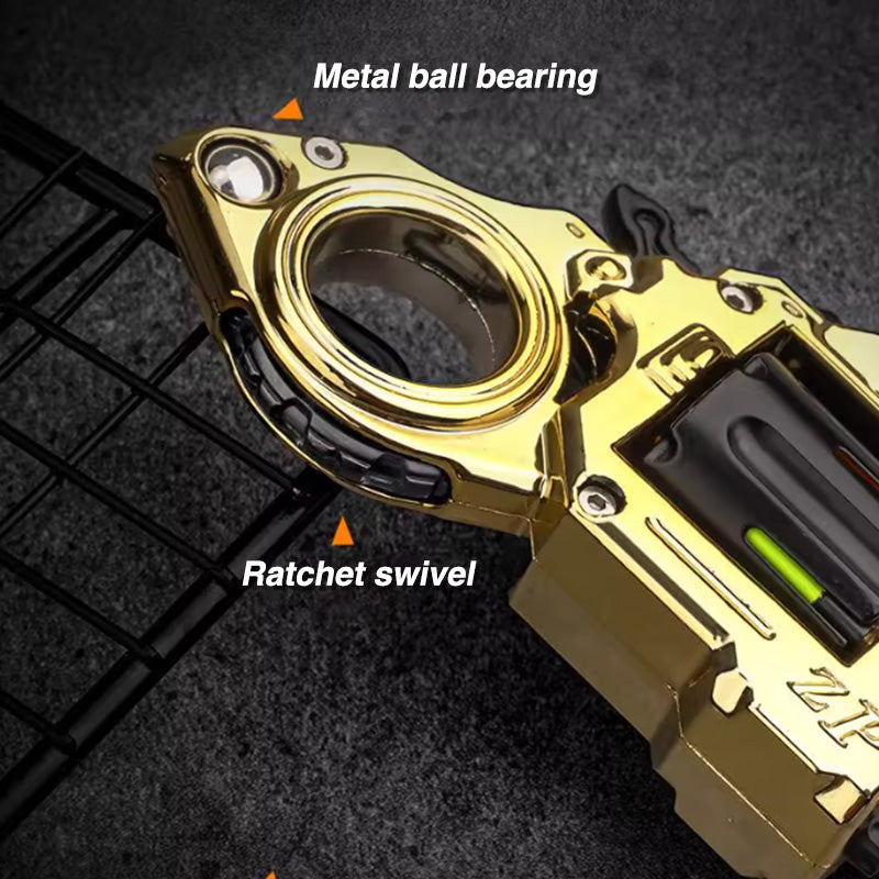 Pocket Flash:Alloy Agent Sky Police Revolver Soft Bullet Gun
