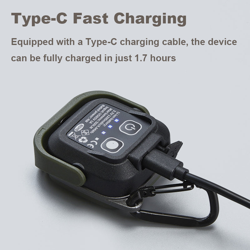 RuggedCompass Keylight: – 180° Rotating, 500 Lumens, Bi-Color Temperature