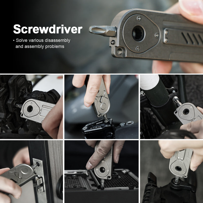 The UltraFix Driver: Titanium Magnetic Ratchet Screwdriver