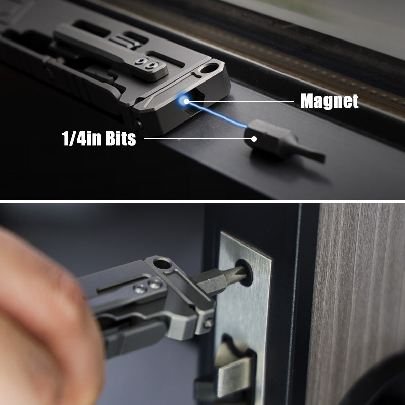 The PryMax 2.0: All-In-1 Titanium Multi-function Pry Bar