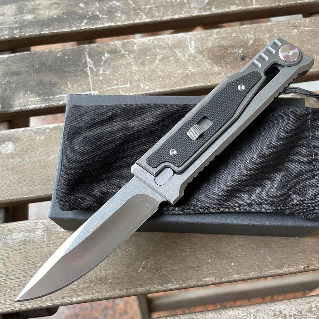 The ThornRazor – Gravity Knife with Selectable Blade Types | Aerospace Aluminum EDC Knife