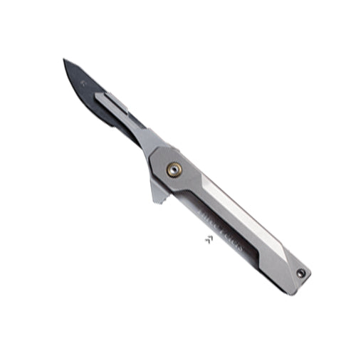 The Bladeclip: Titanium Pocket Knife+Quick Release Keychain