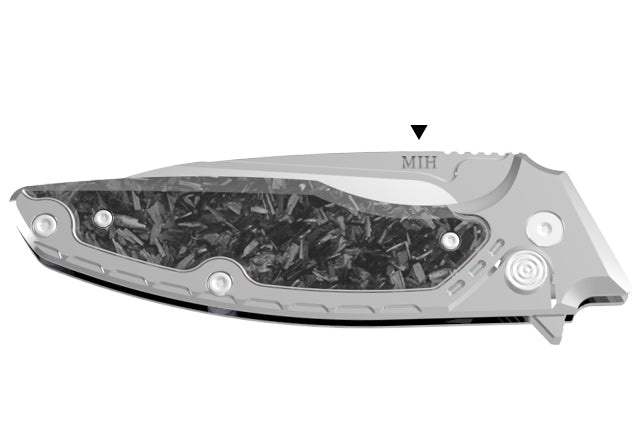 The Scarab Knife: Ti Handle & M390 Blade