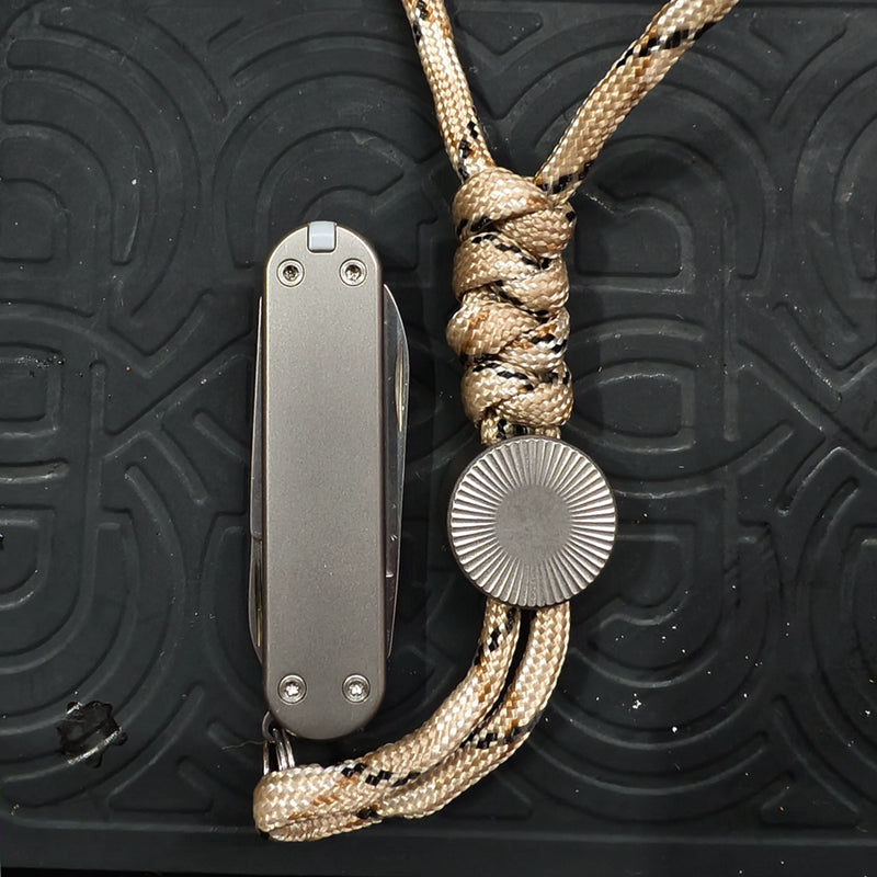 ADD ONS : Hedgehog Titanium Knife Pendant (Free paracord)