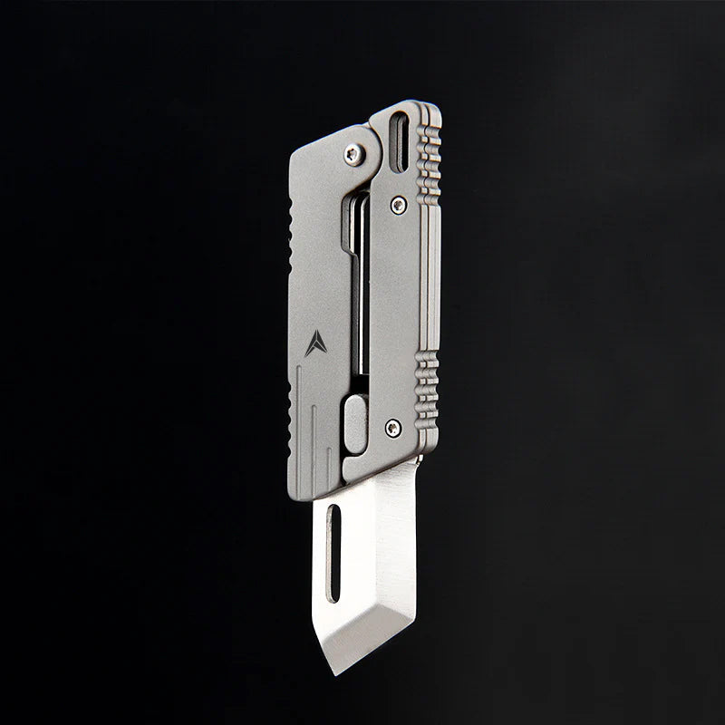 VOLOS Flick Ninja – Titanium Gravity Fidget Knife | Mini EDC Blade with Unique Opening