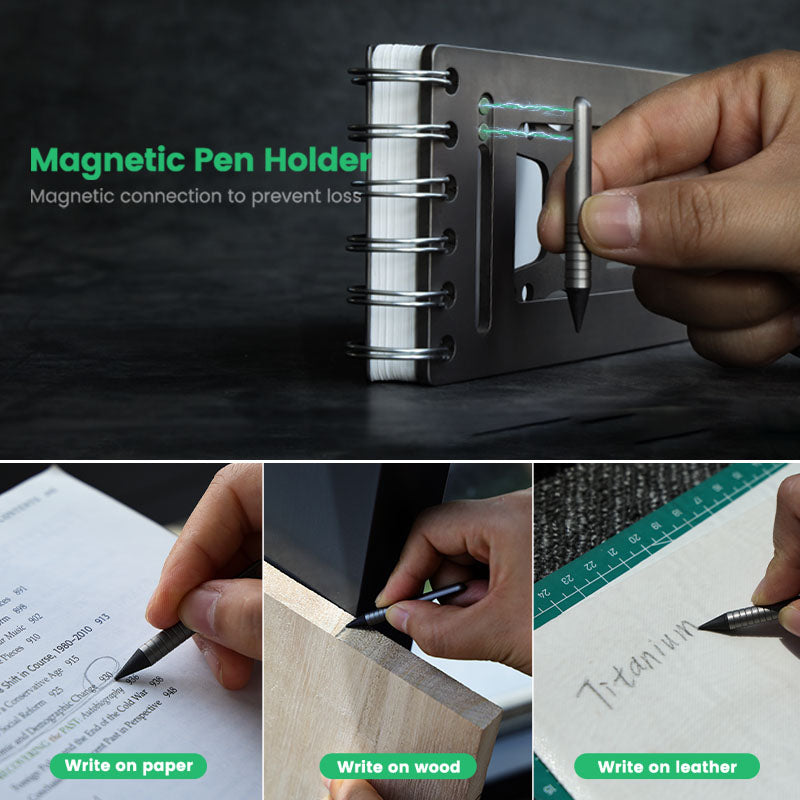 TiX Note: The Waterproof Titanium 12-in-1 Multi Notebook