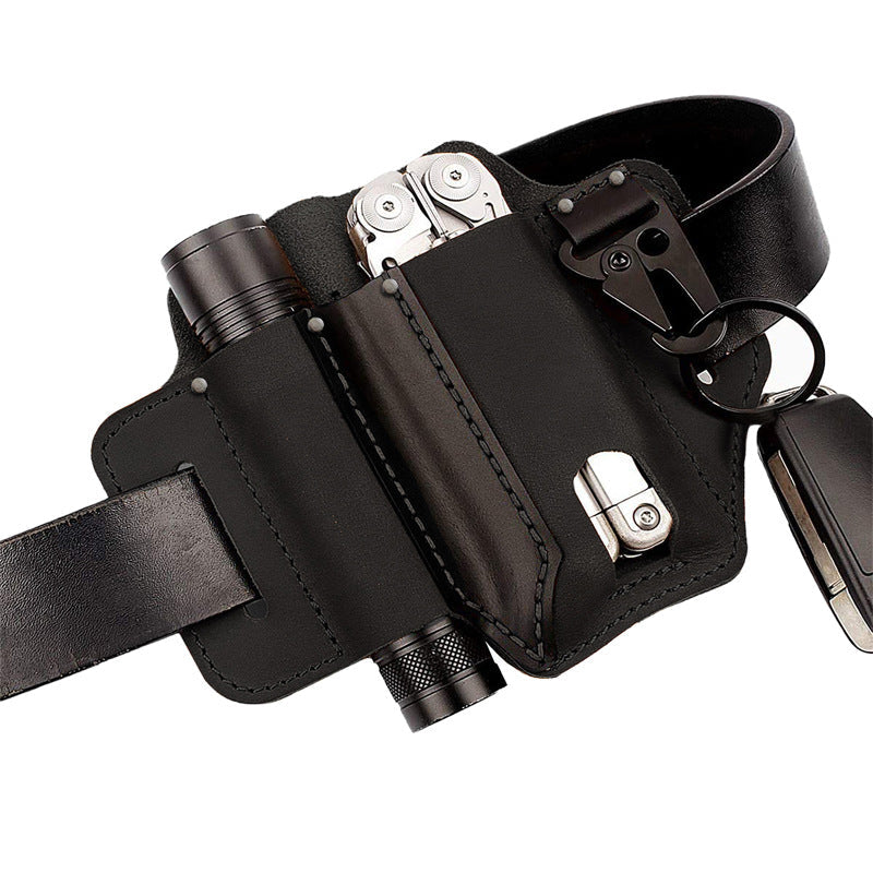 ADD ONS:  Leather Belt Loop Waist Multitool Sheath EDC Pocket Organizer Pouch