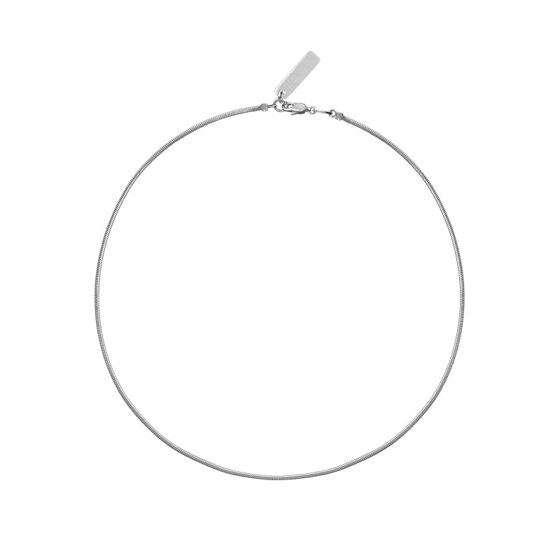 Atlas Chain Necklace – Square Snake Design, Unisex 316L Stainless Steel