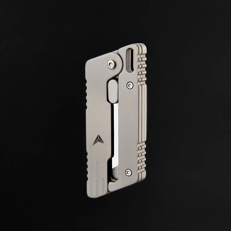 VOLOS Flick Ninja – Titanium Gravity Fidget Knife | Mini EDC Blade with Unique Opening
