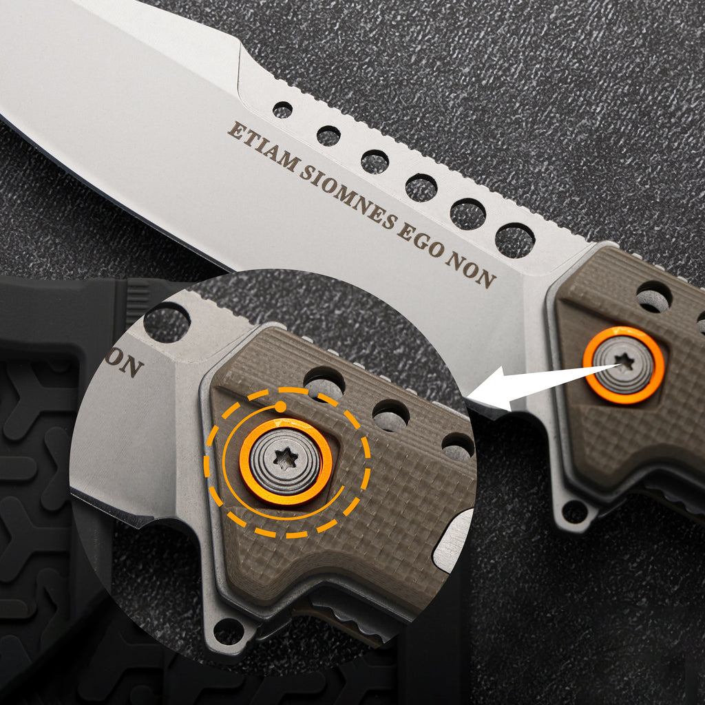 RaptorClaw G10 Tactical Folding Knife – EDC Survival Blade
