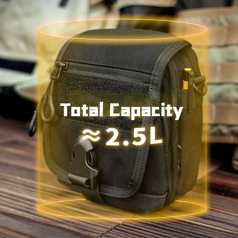 Tactical Raccoon Bag: Multi-Functional Storage - Crossbody & Waist Pack