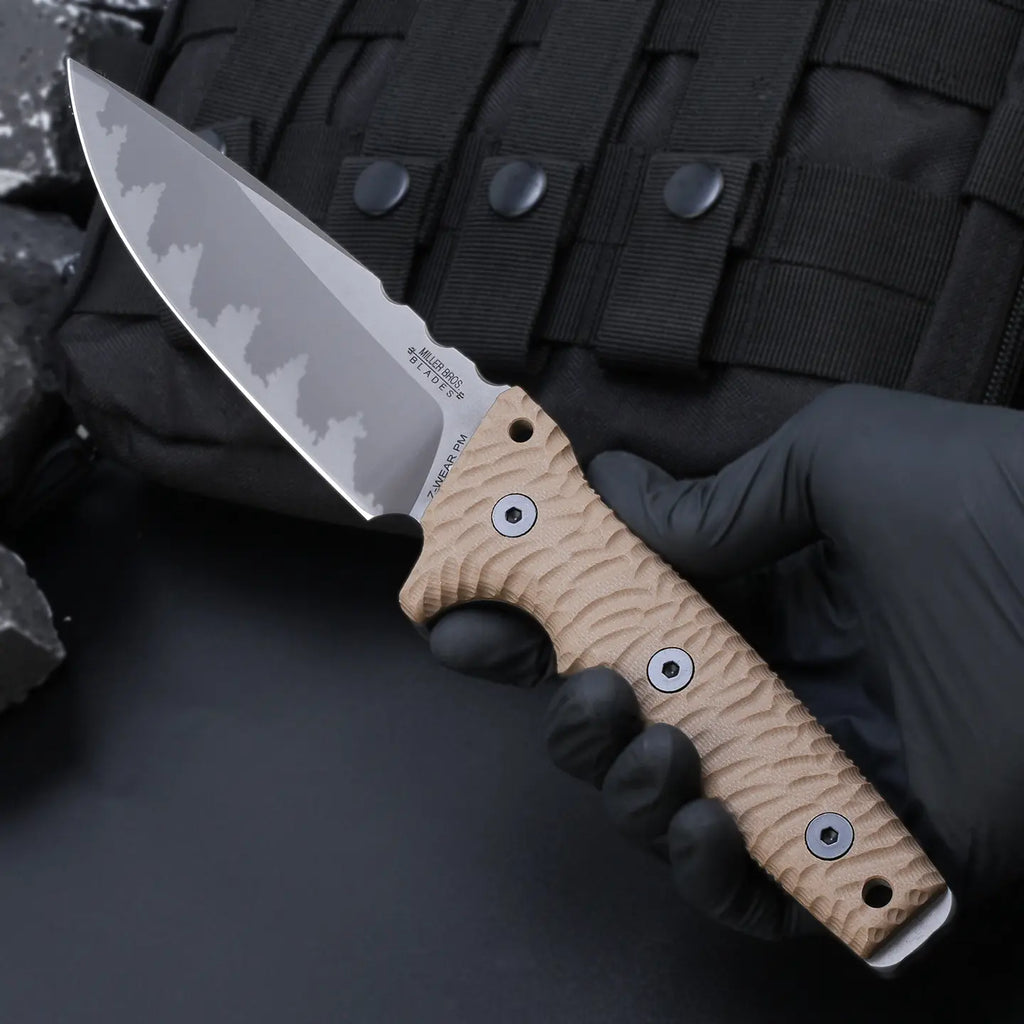 Juggernaut: Z-WEAR Steel 8mm Overbuilt Fixed Blade | Tactical Pry-Knife with Hybrid Kydex Sheath