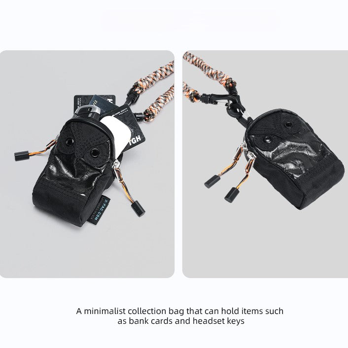 Owl Mini Pouch: Multi-Functional Key, Card, and Coin Organizer