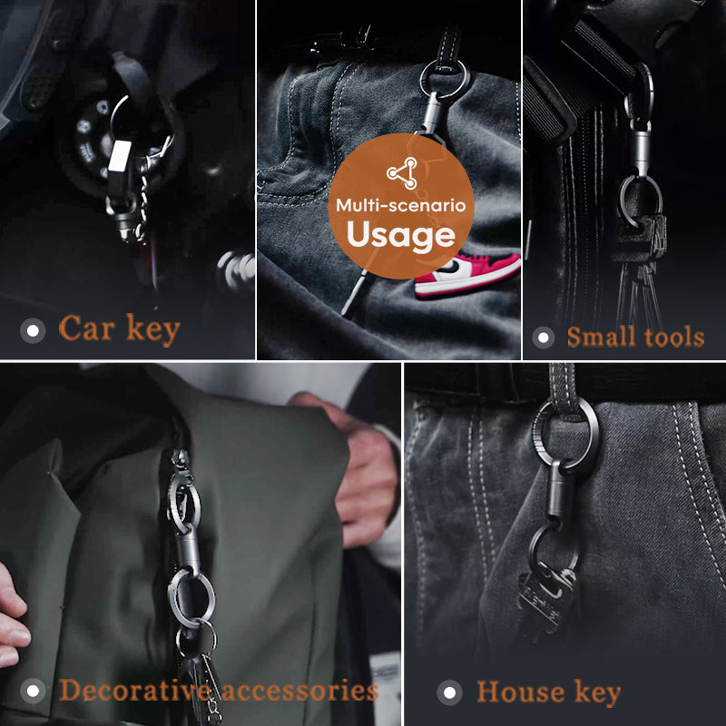SnapCut, Magnetic Titanium Quick Release Keychain Connector