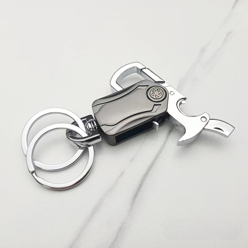 UniKey EDC Car Keychain – Multi-Tool Box Cutter & Fidget Spinner, Custom Engraving Option