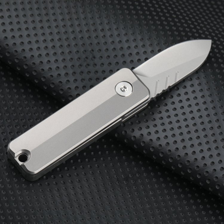TiSpin Blade — Titanium Magnetic Fidget Utility Knife
