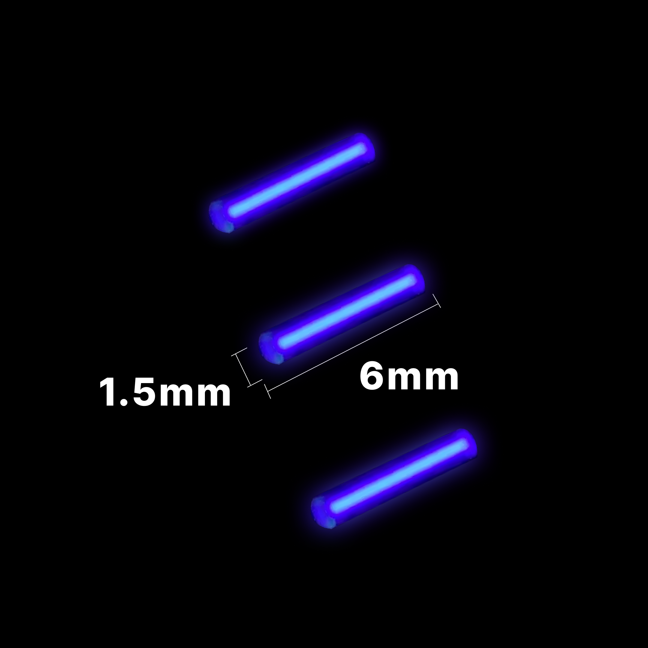 ADD-ONS: Glass Luminous Vial for TempestClaw (3 pack)
