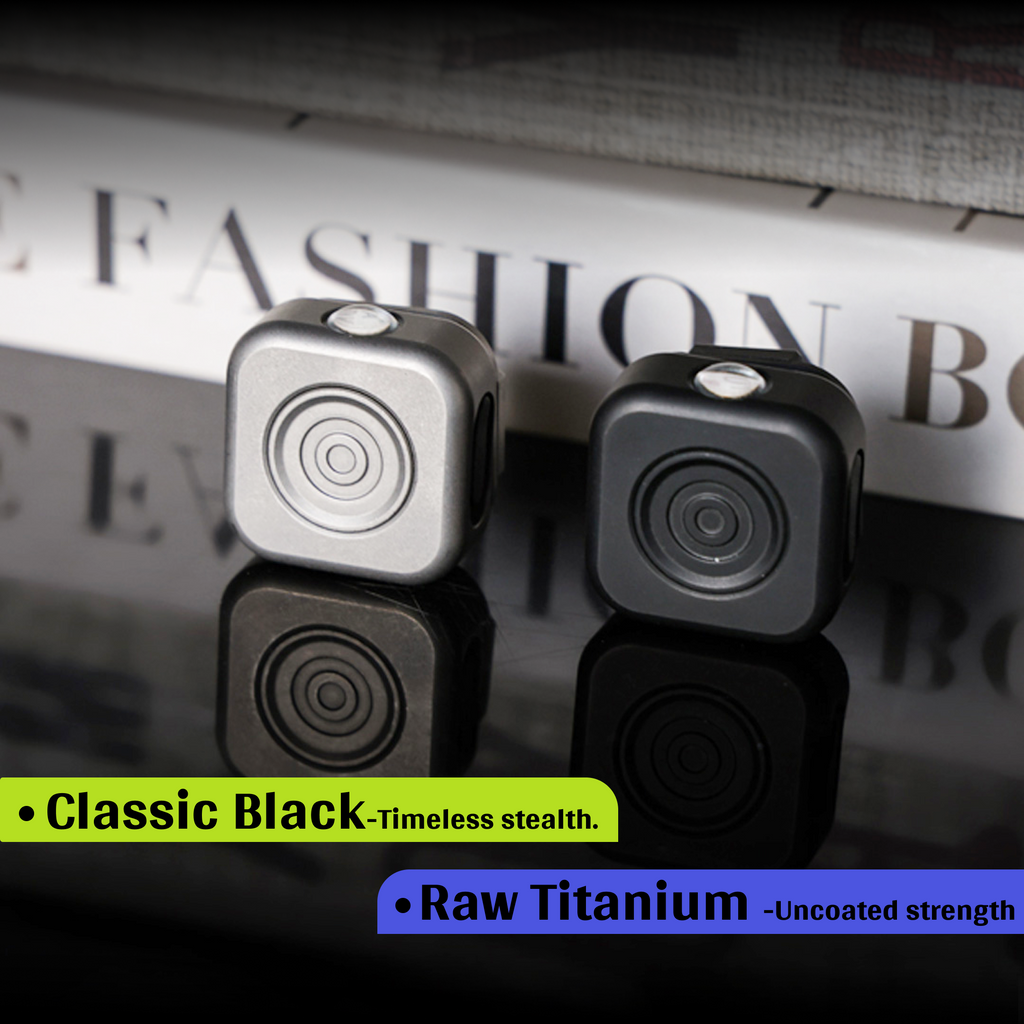 MagCoin - Titanium Magnetic Quick-Release Micro Flashlight