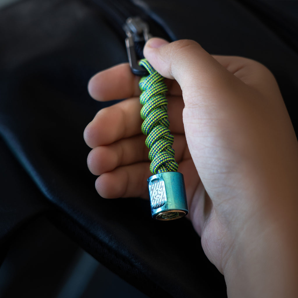 SpinCore-Titanium Fidget Pendant – Precision Spinner, EDC Necklace & Stress Reliever